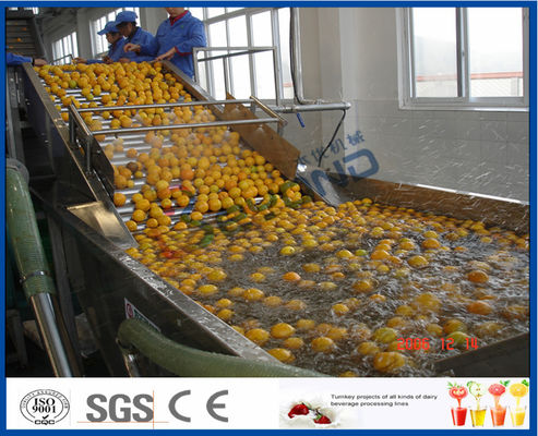 สายการประมวลผลประหยัดพลังงานสีส้มกับเครื่องบรรจุขวดแก้ว / ขวด PET
